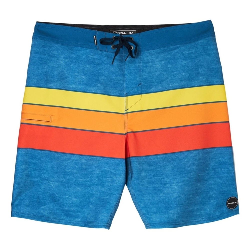 NWT O'Neill Hyperfreak Heist Line‎ Boardshorts Size 34